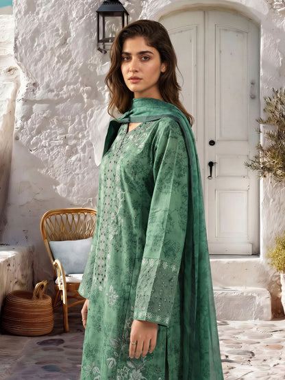 3 Piece Khaddar Suit-Embroidered (Unstitched)