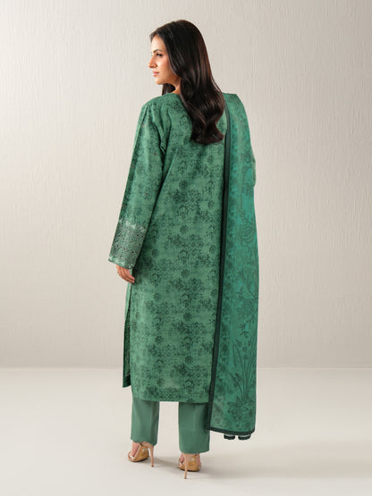3 Piece Khaddar Suit-Embroidered (Unstitched)