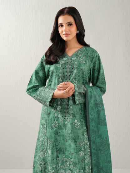 3 Piece Khaddar Suit-Embroidered (Unstitched)
