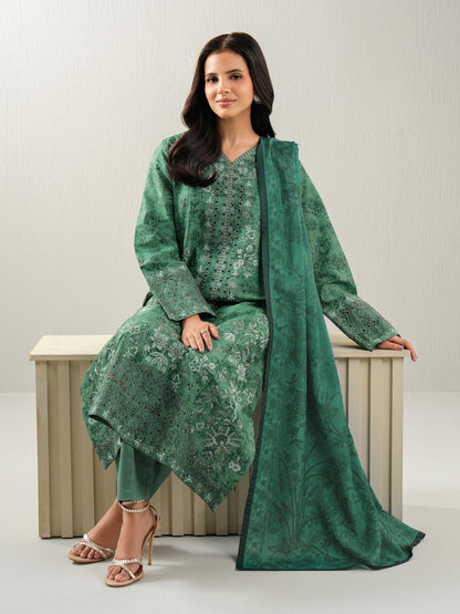 3 Piece Khaddar Suit-Embroidered (Unstitched)