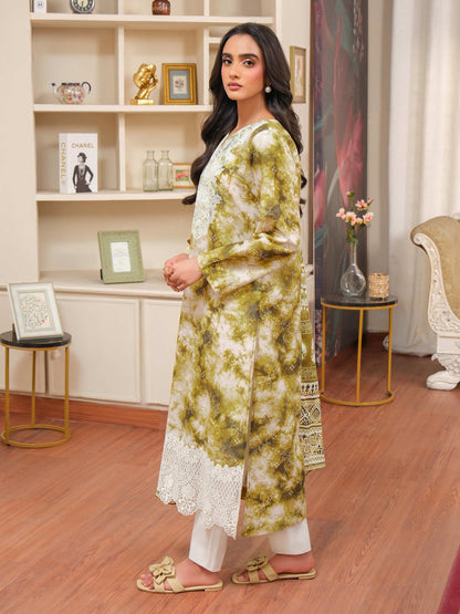 3 Piece Khaddar Suit-Embroidered (Unstitched)