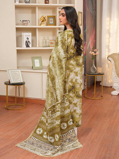 3 Piece Khaddar Suit-Embroidered (Unstitched)