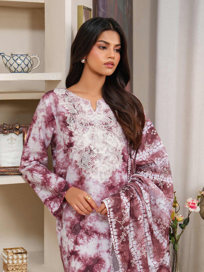 3 Piece Khaddar Suit-Embroidered (Unstitched)