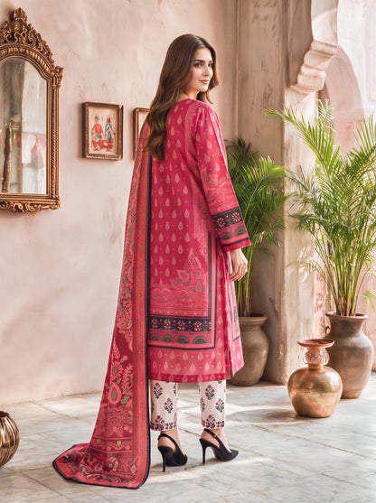 3 Piece Khaddar Suit- Embroidered (Unstitched)