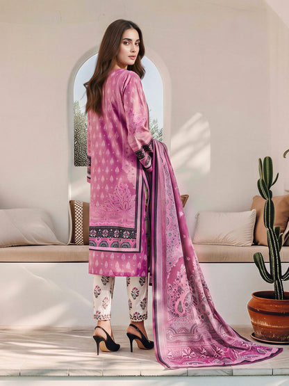 3 Piece Khaddar Suit- Embroidered (Unstitched)