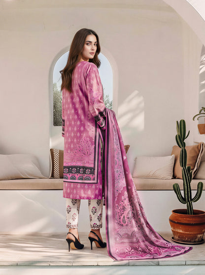 3 Piece Khaddar Suit- Embroidered (Unstitched)