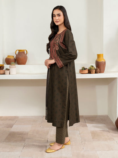 3 Piece Khaddar Suit-Embroidered (Unstitched)