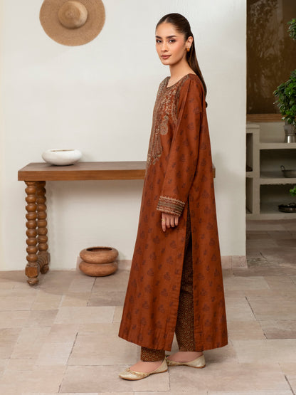 3 Piece Khaddar Suit-Embroidered (Unstitched)