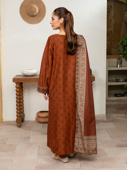 3 Piece Khaddar Suit-Embroidered (Unstitched)