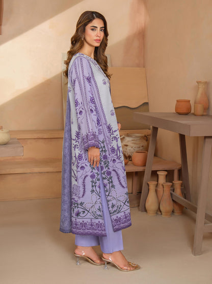 3 Piece Khaddar Suit-Embroidered (Unstitched)