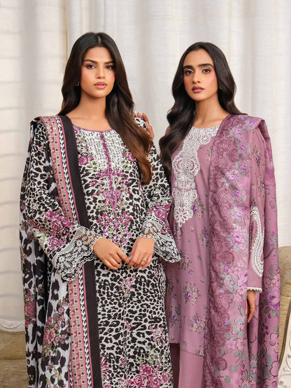 3 Piece Khaddar Suit-Embroidered (Unstitched)