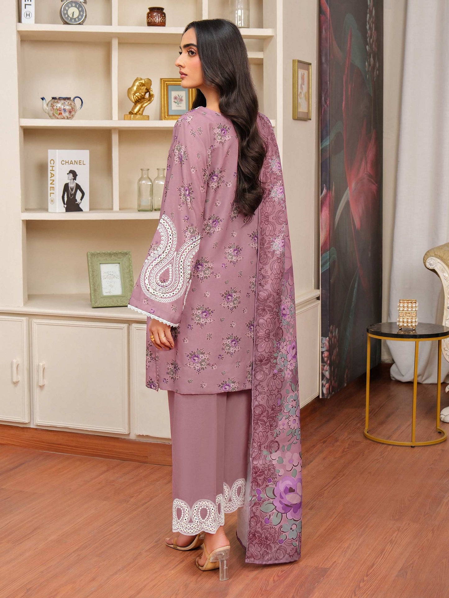 3 Piece Khaddar Suit-Embroidered (Unstitched)