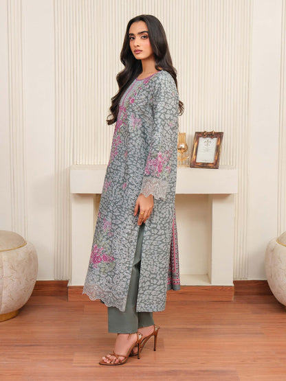 3 Piece Khaddar Suit-Embroidered (Unstitched)