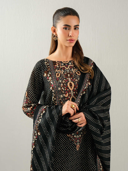 3 Piece Khaddar Suit-Printed (Unstitched)