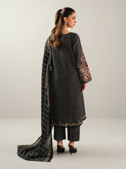 3 Piece Khaddar Suit-Printed (Unstitched)