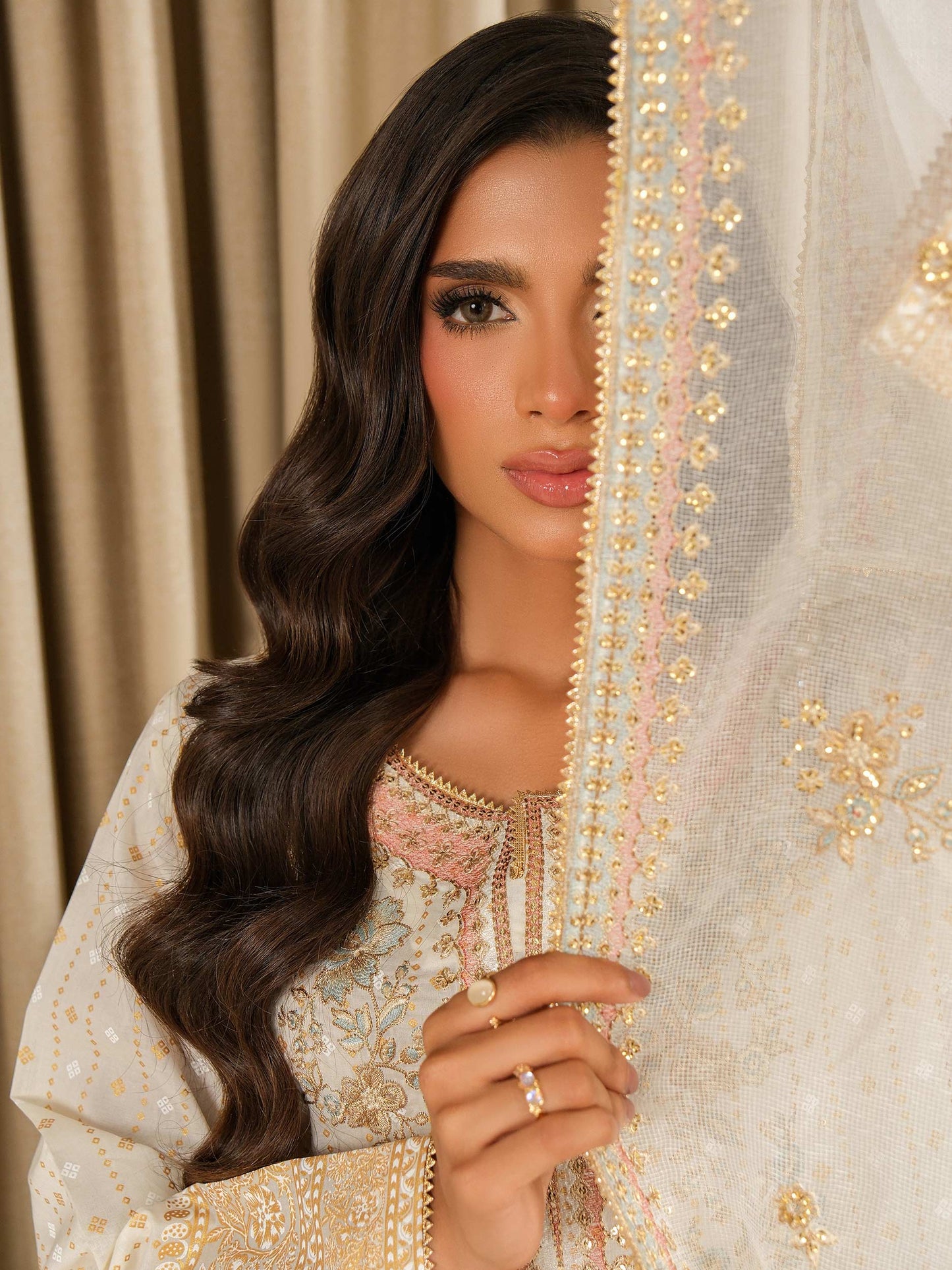 3 Piece Lawn Suit-Embroidered (Unstitched)