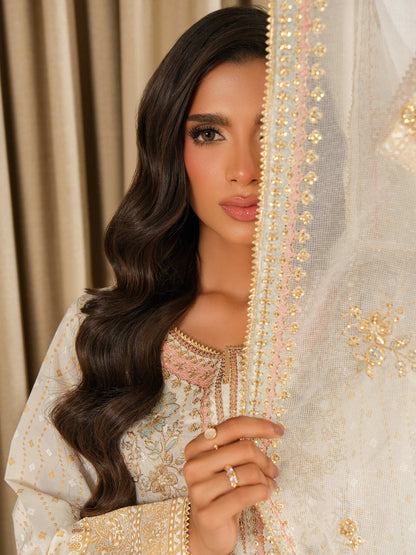 3 Piece Lawn Suit-Embroidered (Unstitched)
