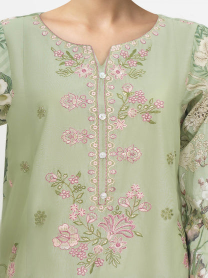 3 Piece Lawn Suit-Embroidered (Unstitched)