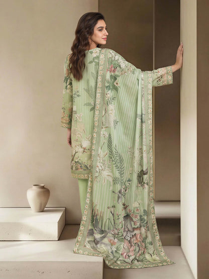 3 Piece Lawn Suit-Embroidered (Unstitched)