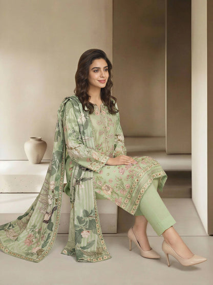 3 Piece Lawn Suit-Embroidered (Unstitched)