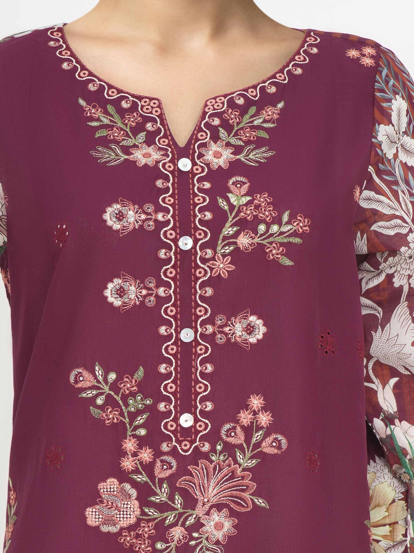 3 Piece Lawn Suit-Embroidered (Unstitched)