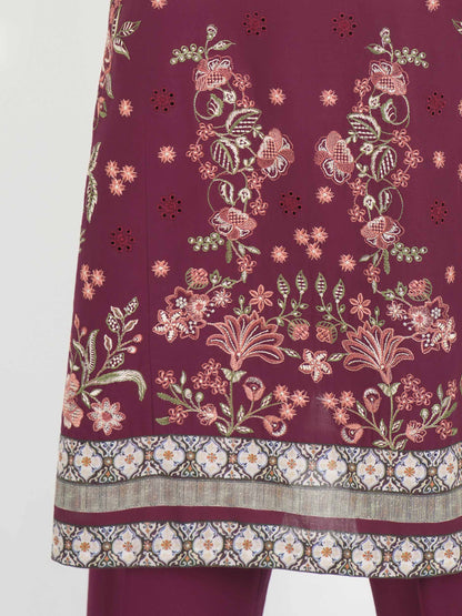 3 Piece Lawn Suit-Embroidered (Unstitched)