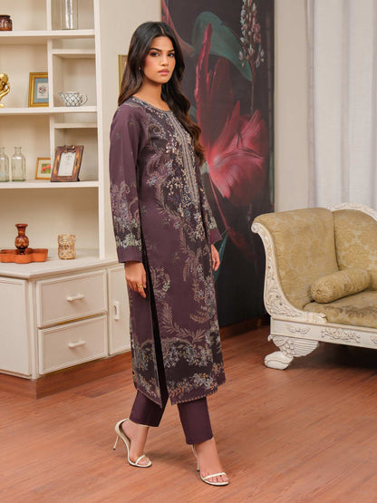 3 Piece Khaddar Suit-Embroidered (Unstitched)