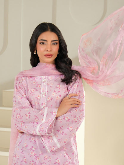 3 Piece Lawn Suit-Printed (Unstitched)