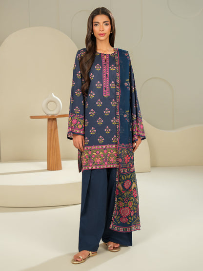 3 Piece Lawn Suit-Printed (Unstitched)