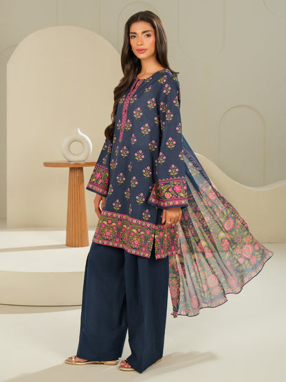 3 Piece Lawn Suit-Printed (Unstitched)