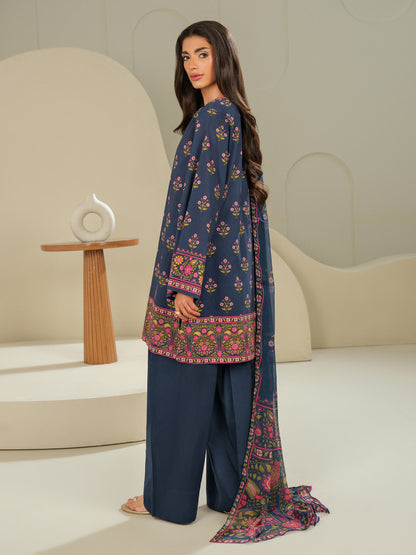 3 Piece Lawn Suit-Printed (Unstitched)