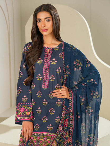 3 Piece Lawn Suit-Printed (Unstitched)