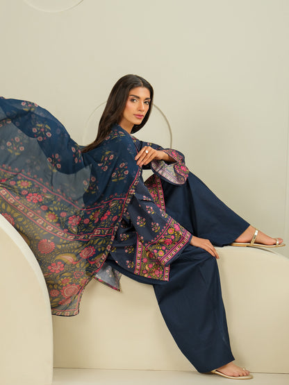 3 Piece Lawn Suit-Printed (Unstitched)