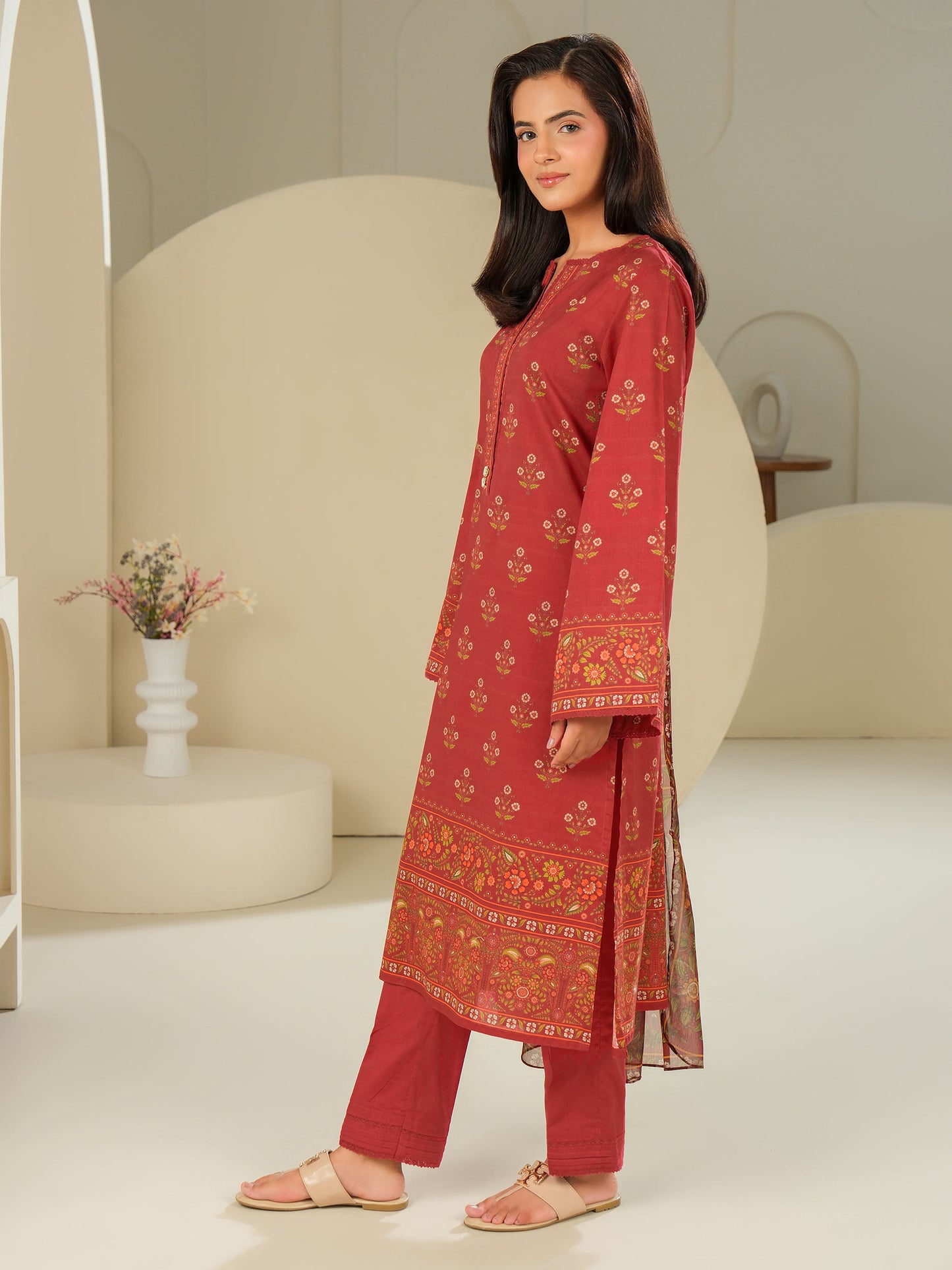 3 Piece Lawn Suit-Printed (Unstitched)