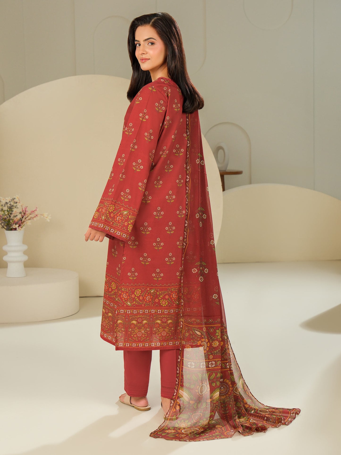 3 Piece Lawn Suit-Printed (Unstitched)