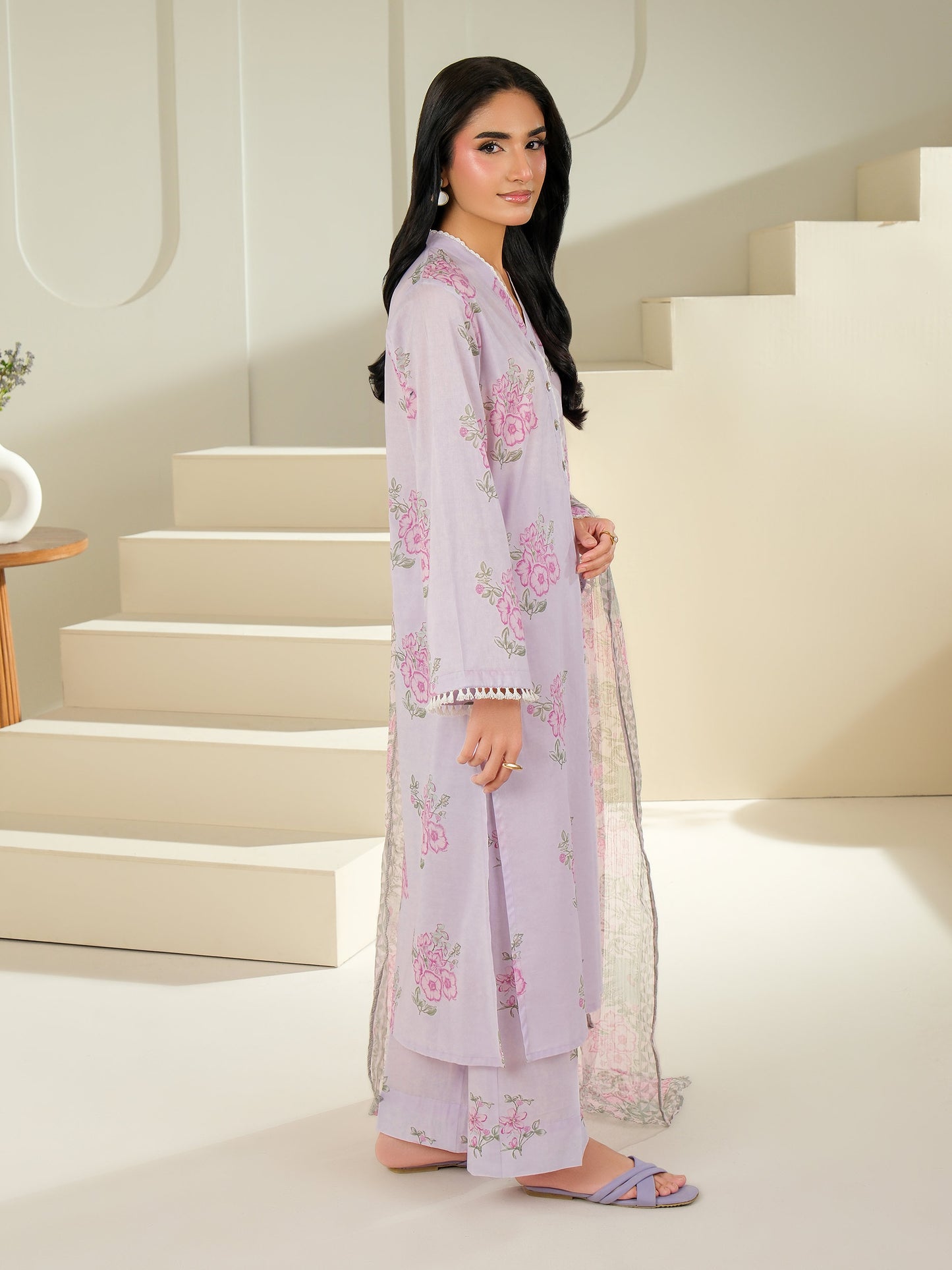 3 Piece Lawn Suit-Printed (Unstitched)