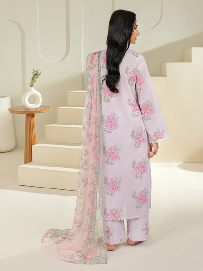3 Piece Lawn Suit-Printed (Unstitched)