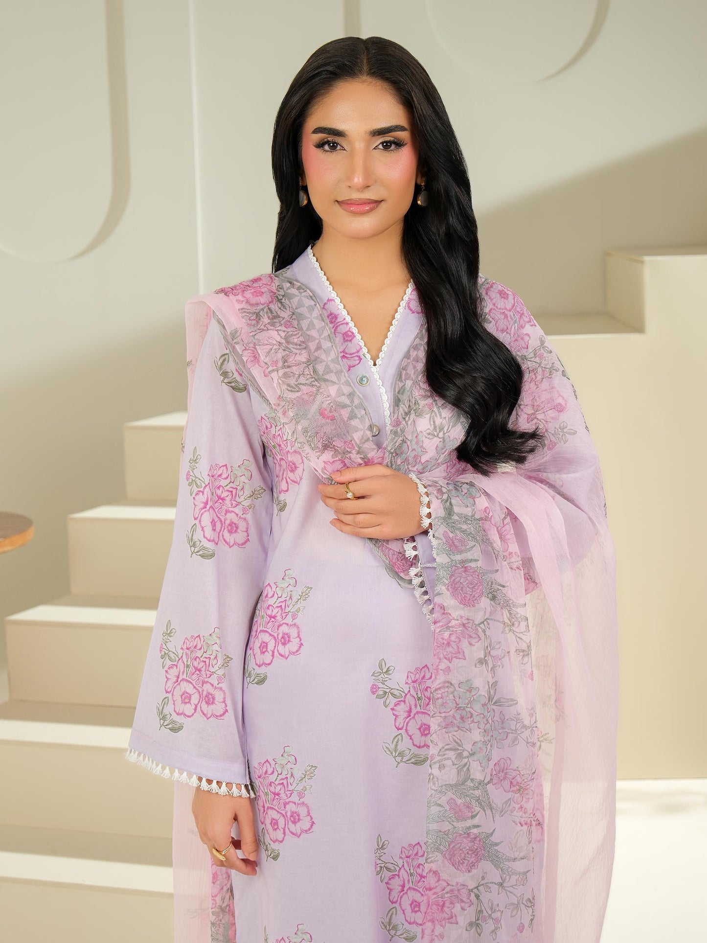 3 Piece Lawn Suit-Printed (Unstitched)