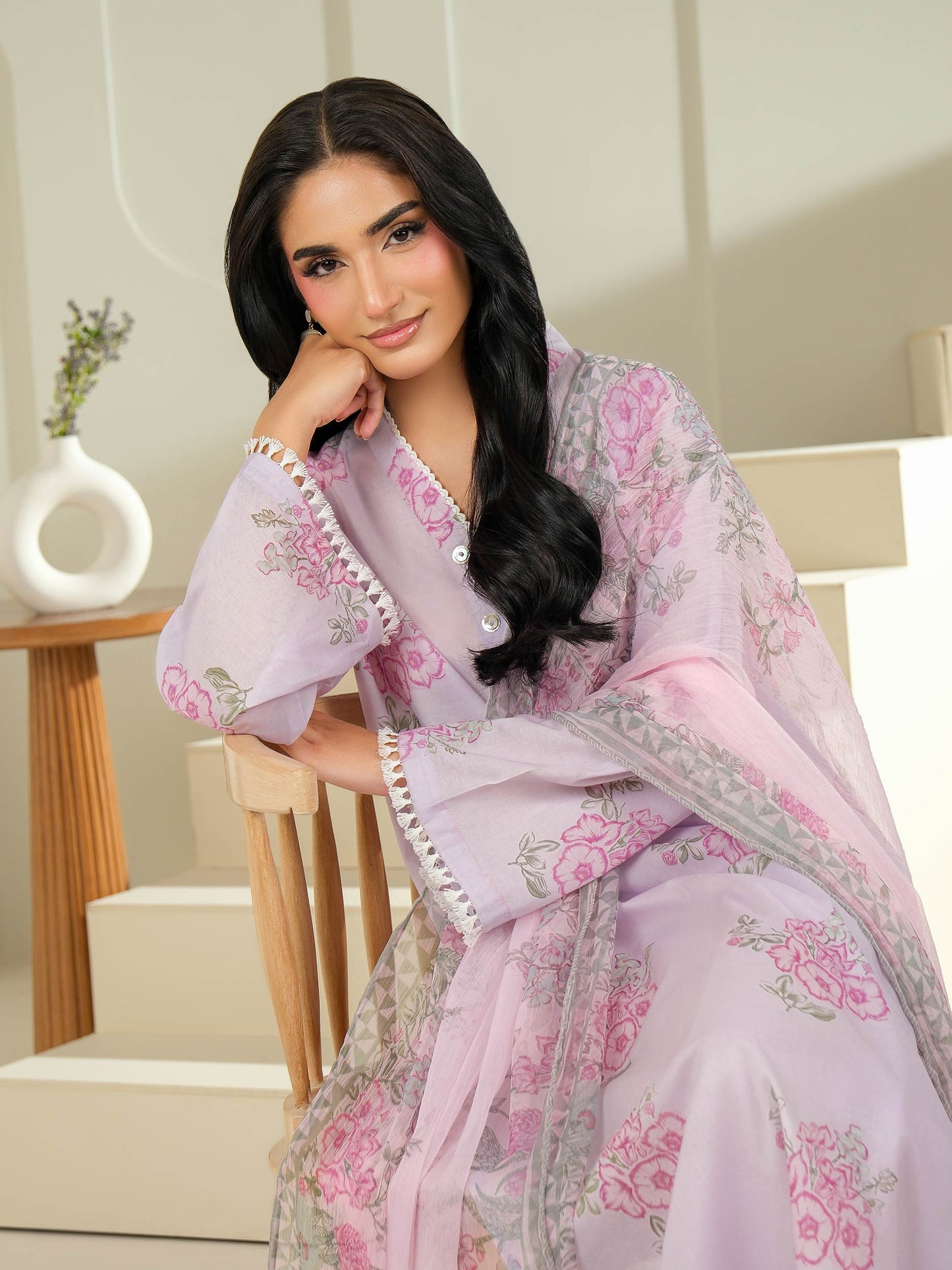 3 Piece Lawn Suit-Printed (Unstitched)