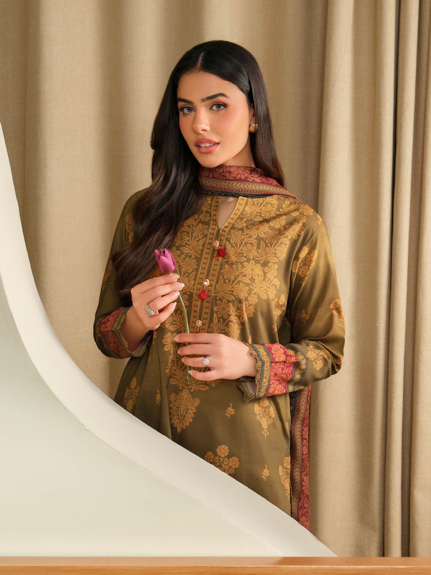 3 Piece Lawn Suit-Printed (Unstitched)