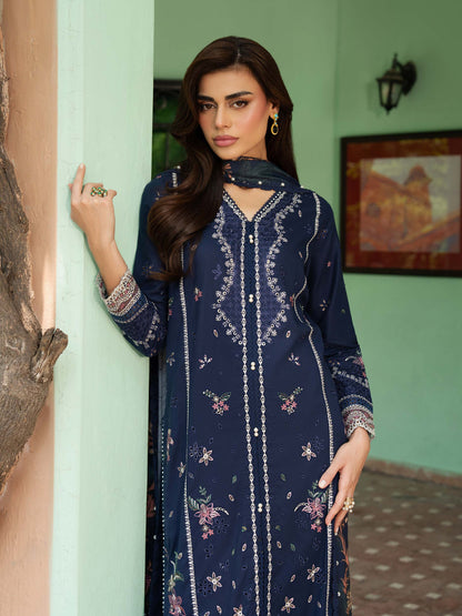 3 Piece Khaddar Suit-Embroidered (Unstitched)