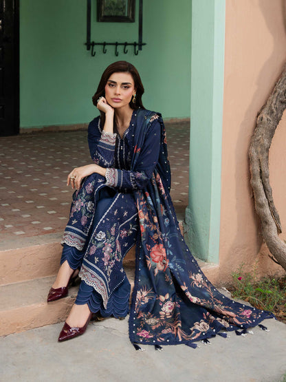 3 Piece Khaddar Suit-Embroidered (Unstitched)