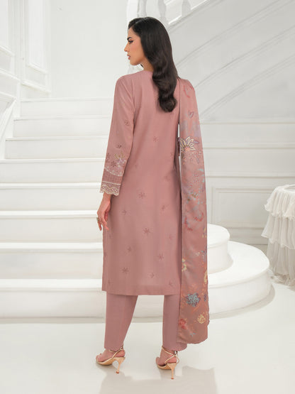 3 Piece Khaddar Suit-Embroidered (Unstitched)