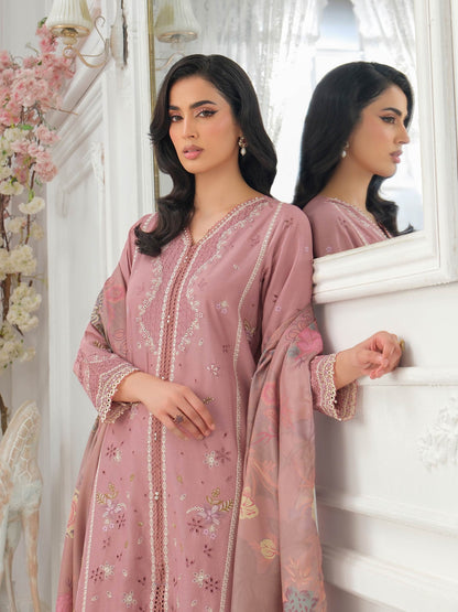 3 Piece Khaddar Suit-Embroidered (Unstitched)