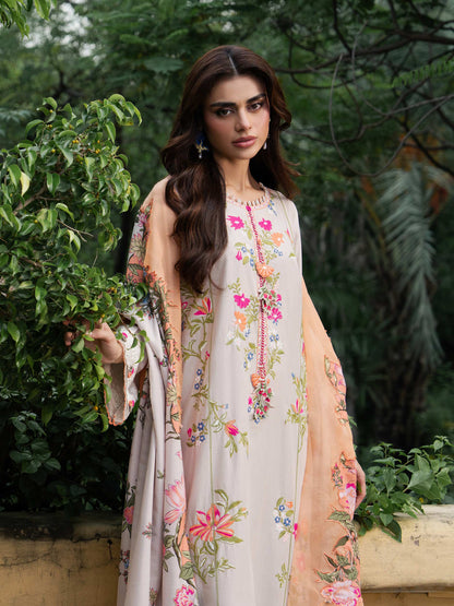 3 Piece Karandi Suit-Embroidered (Unstitched)