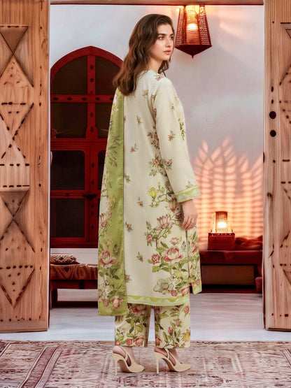 3 Piece Khaddar Suit-Embroidered (Unstitched)