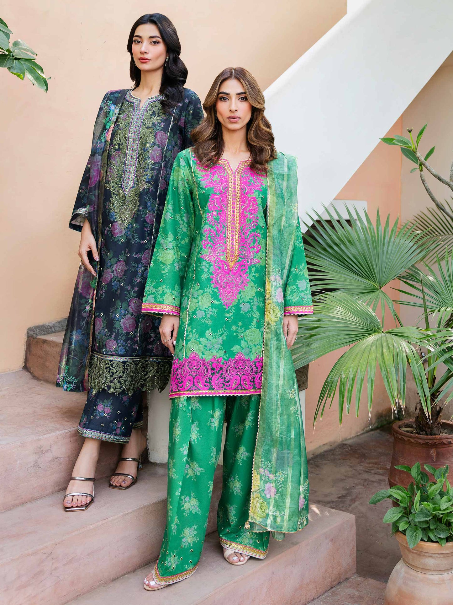 3 Piece Lawn Suit-Embroidered (Unstitched)