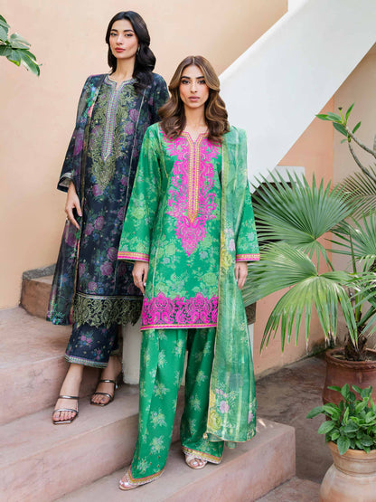 3 Piece Lawn Suit-Embroidered (Unstitched)