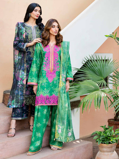 3 Piece Lawn Suit-Embroidered (Unstitched)