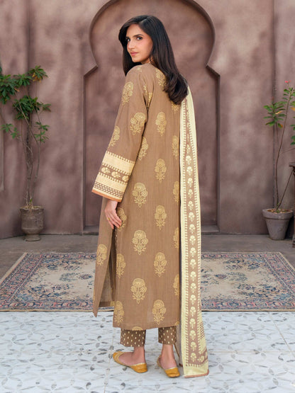 3 Piece Khaddar Suit-Embroidered (Unstitched)